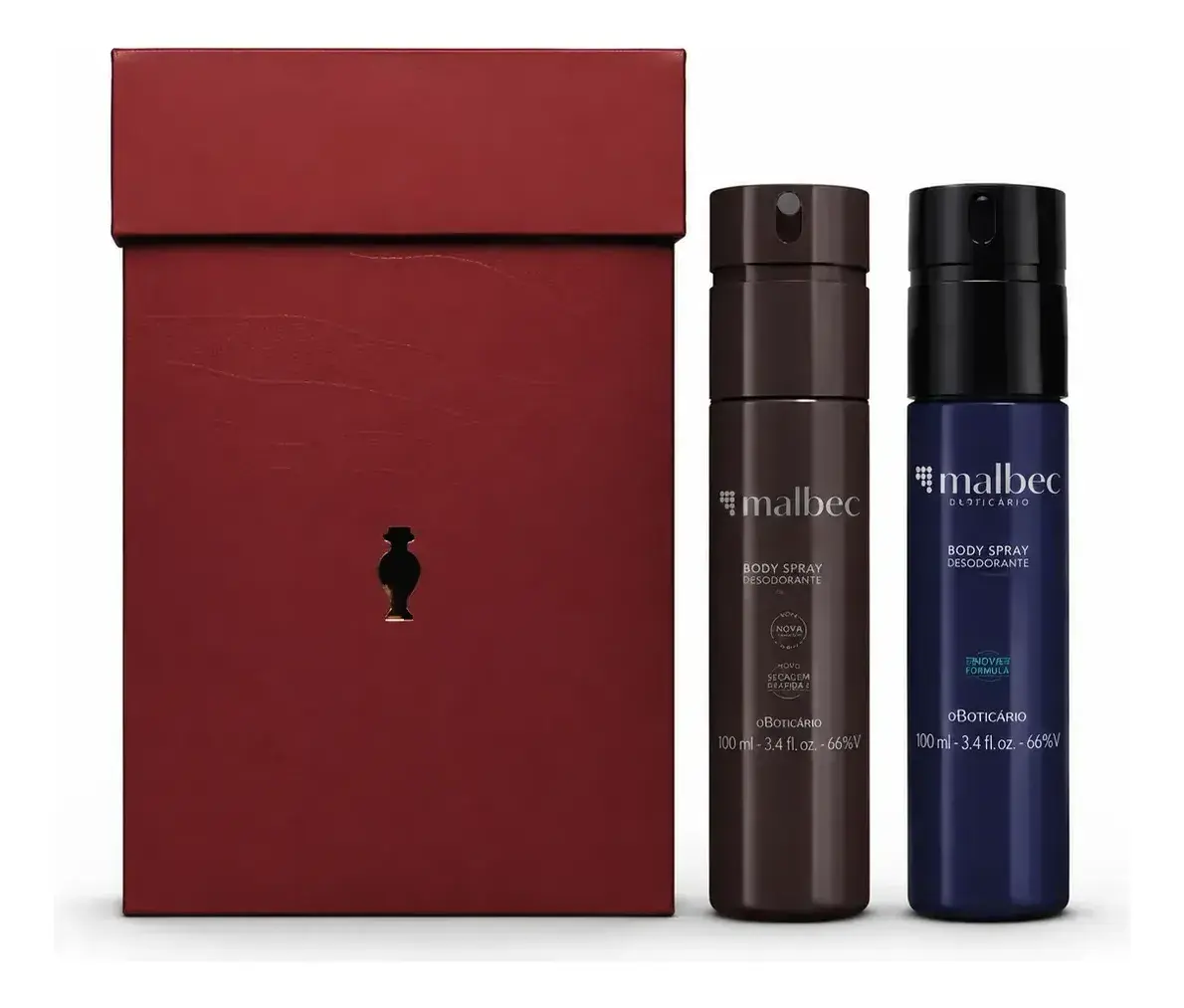 Kit Malbec Duo Body Spray 100ml + Malbec Black Body Spray 100ml